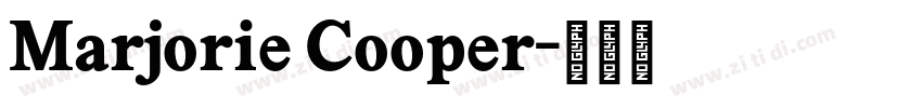 Marjorie Cooper字体转换